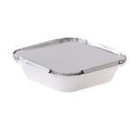 Aluminium Foil Dish with lid - 5 pack Square